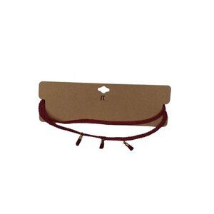 JT Choker Necklace Women’s Burgundy
